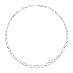 0.74ctw Diamond Link Necklace
