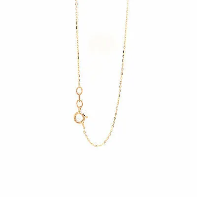 14K Diamond Letter 'A' Necklace Yellow Gold