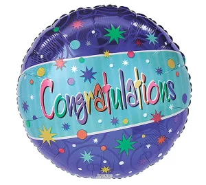 18" Congratulations Burst