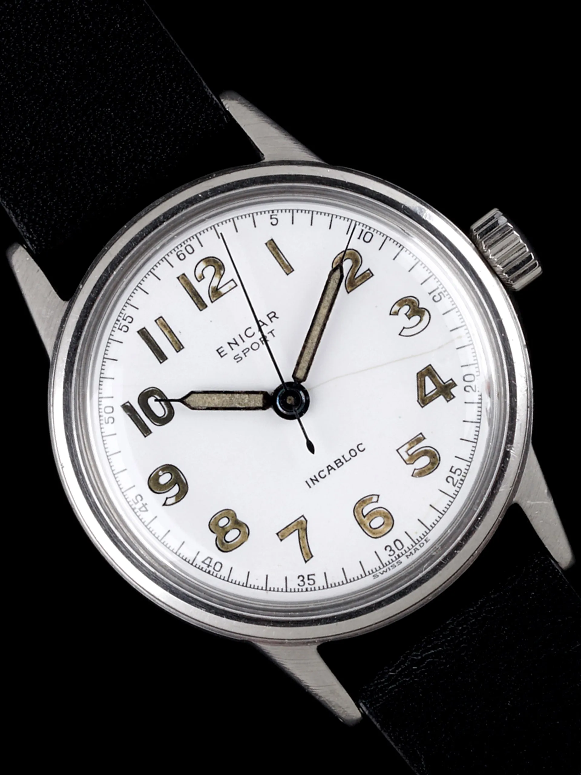 1940s Enicar Sport "Enamel Dial"