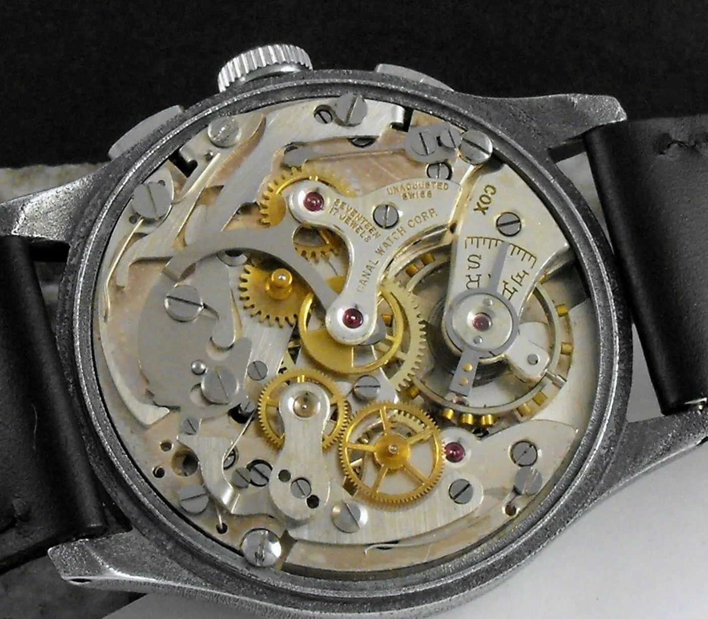 1950's Vintage Forsythe Swiss Chronograph Watch LANDERON 48