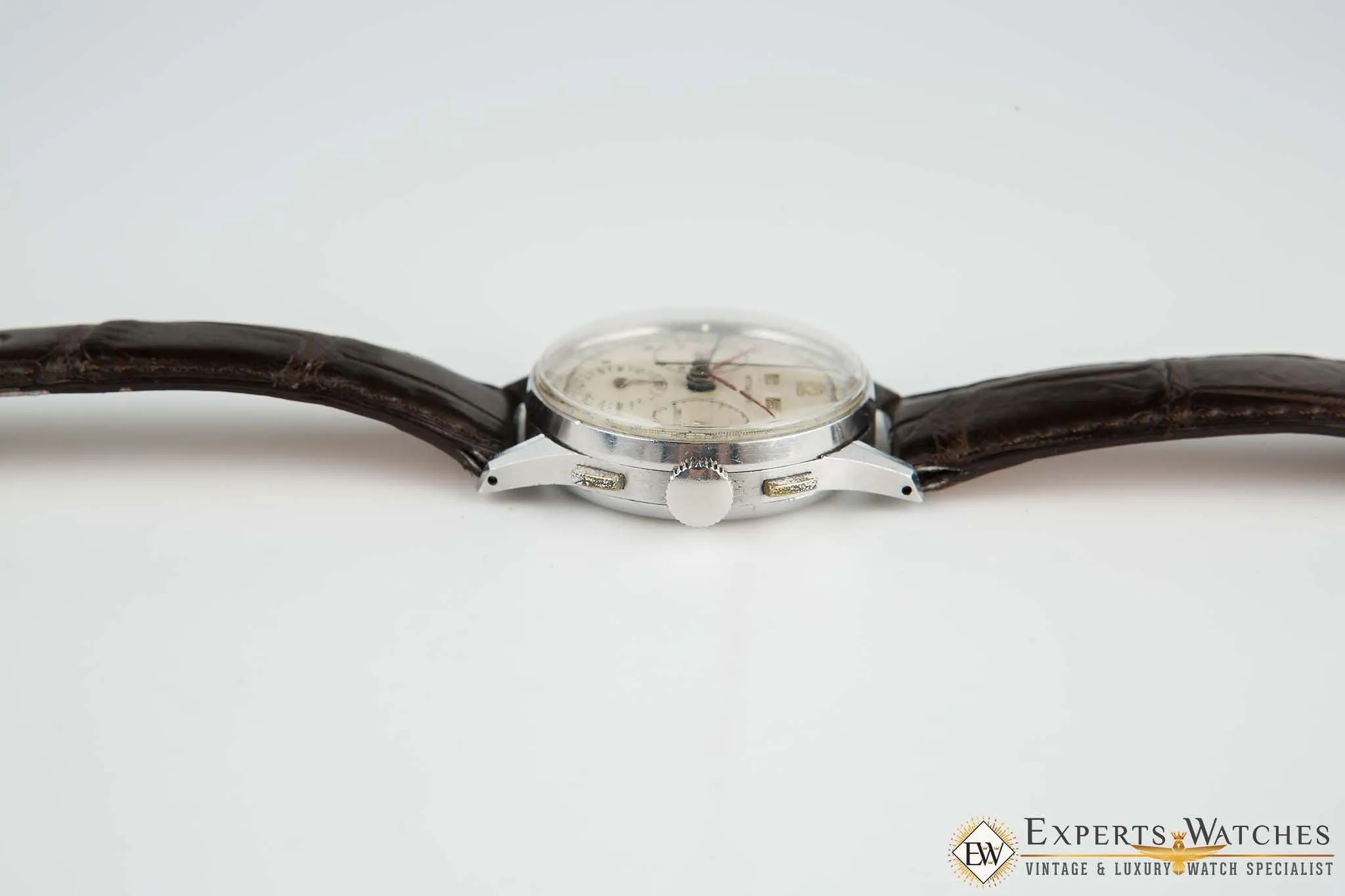 1950s Vintage Wittnauer Valjoux 72C Triple Date Calendar Chronograph Watch
