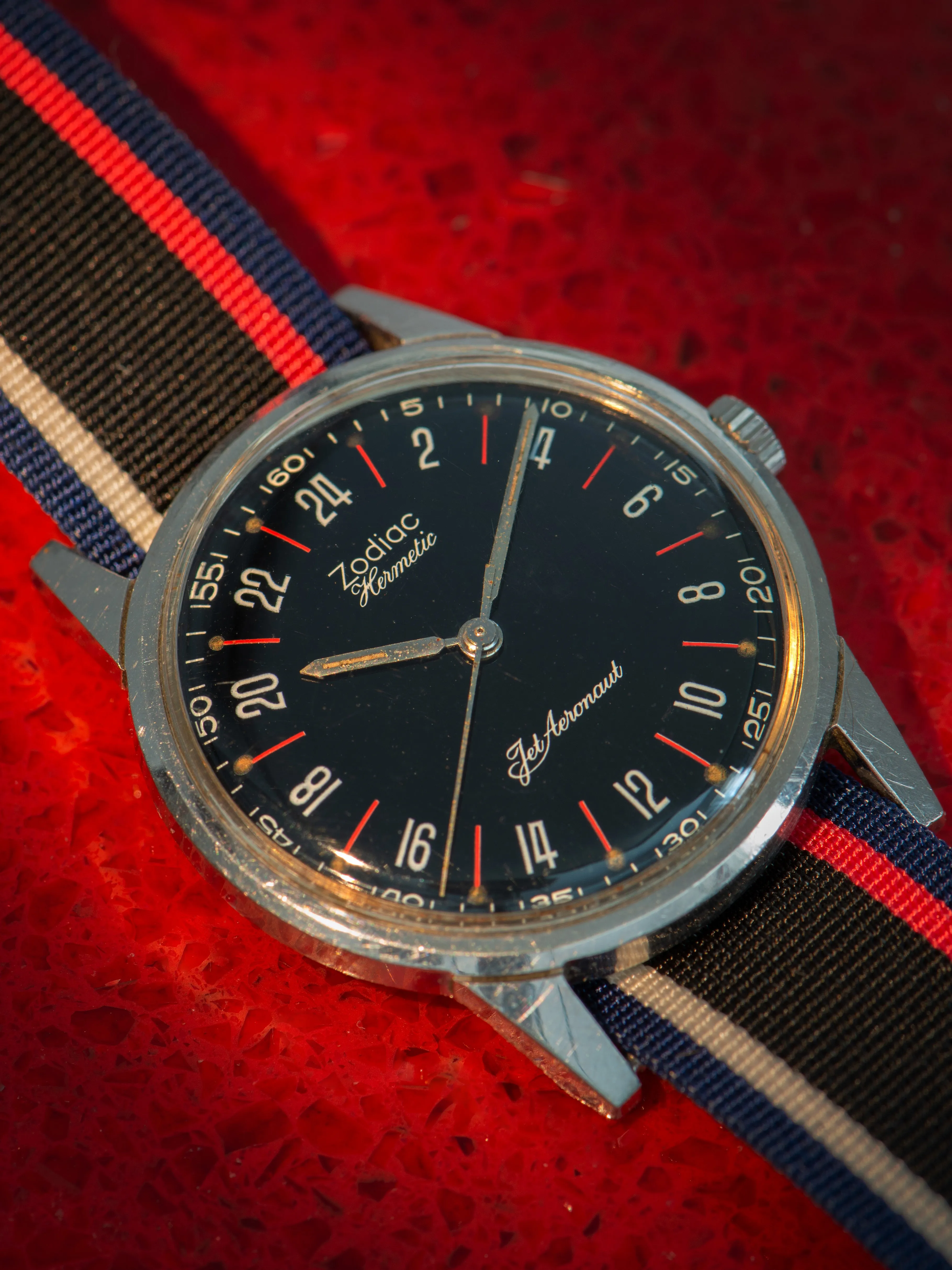 1950s Zodiac Hermetic Jet-Aeronaut 24Hr (Ref. 758)
