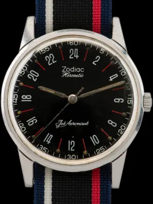 1950s Zodiac Hermetic Jet-Aeronaut 24Hr (Ref. 758)