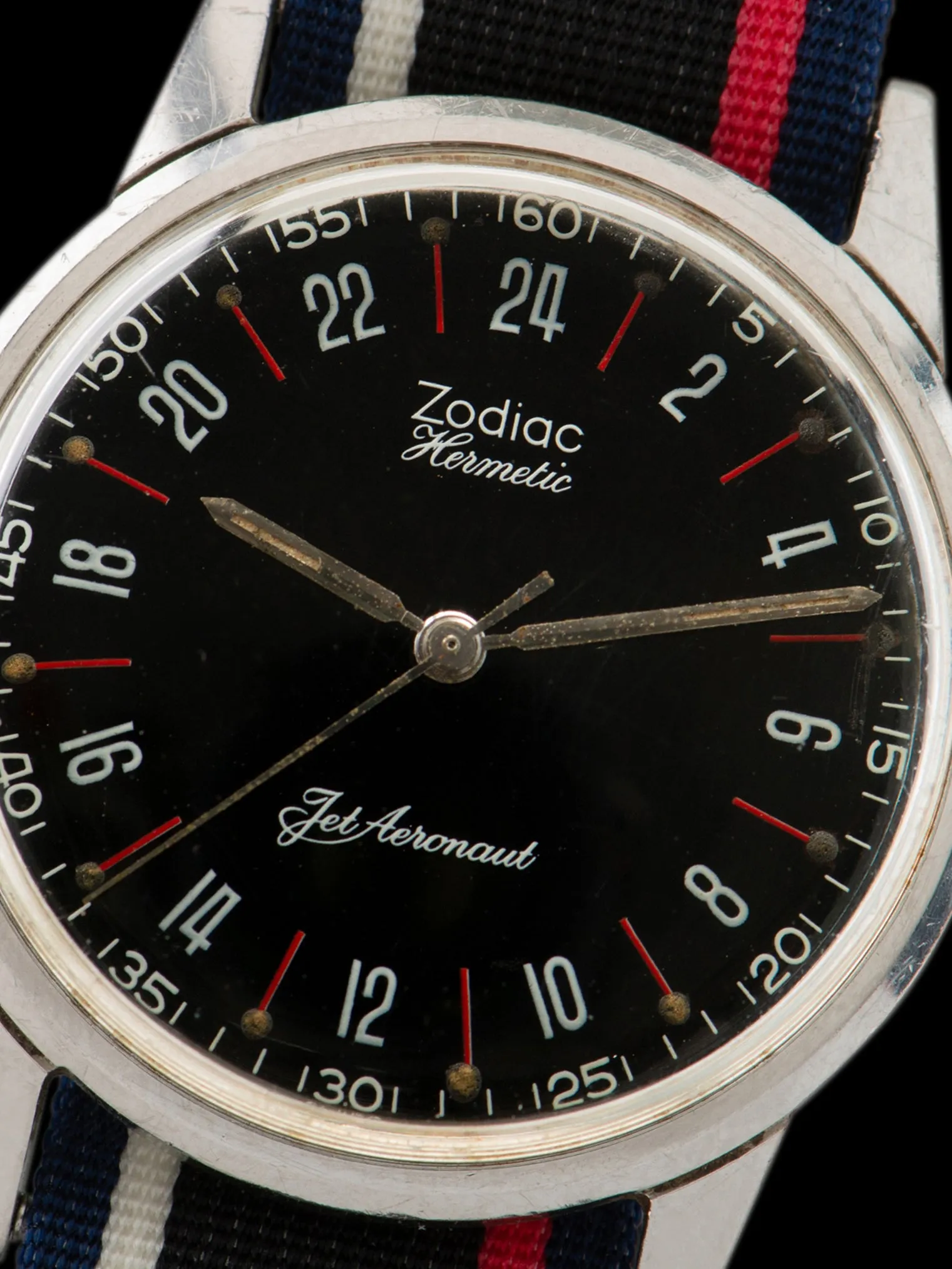 1950s Zodiac Hermetic Jet-Aeronaut 24Hr (Ref. 758)