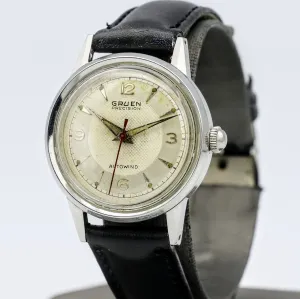 1954 GRUEN Precision Autowind Wristwatch Bumper Swiss Caliber 462ss 17J Watch