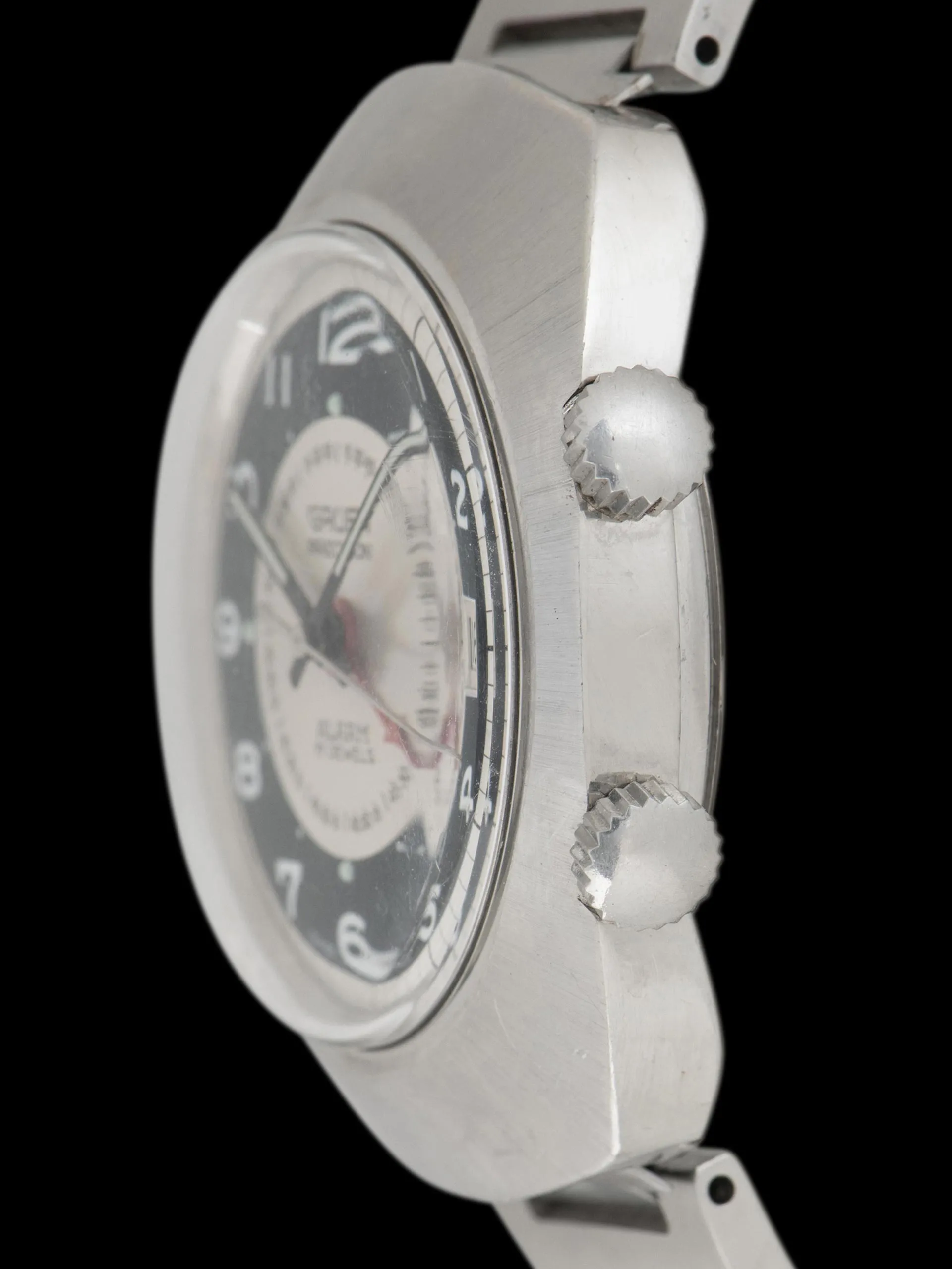 1960s Gruen Precision Alarm "Tuxedo Dial"
