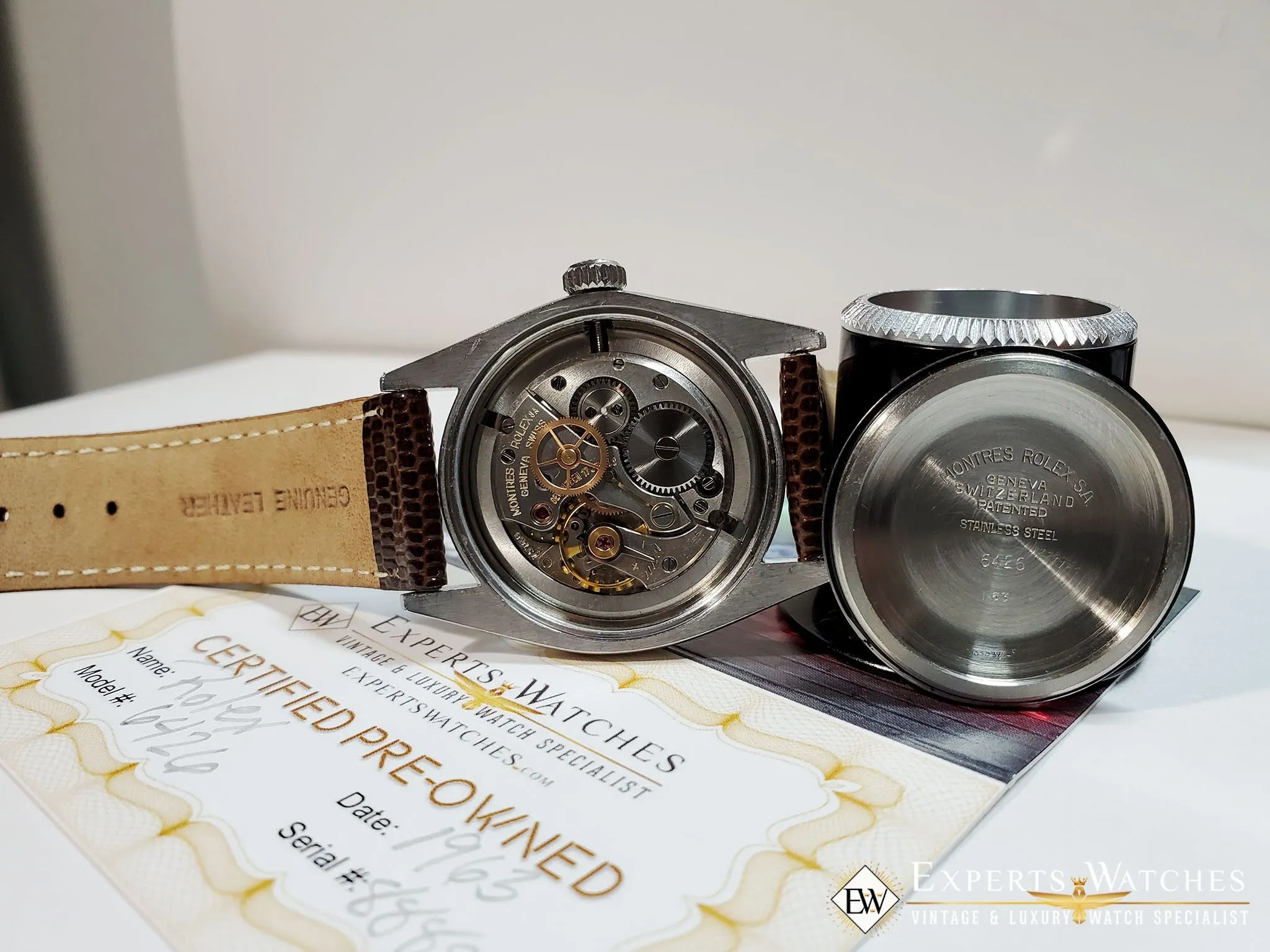 1963 Vintage Rolex Oyster Royal Perpetual 6426 Precision Watch Champagne Dial BX