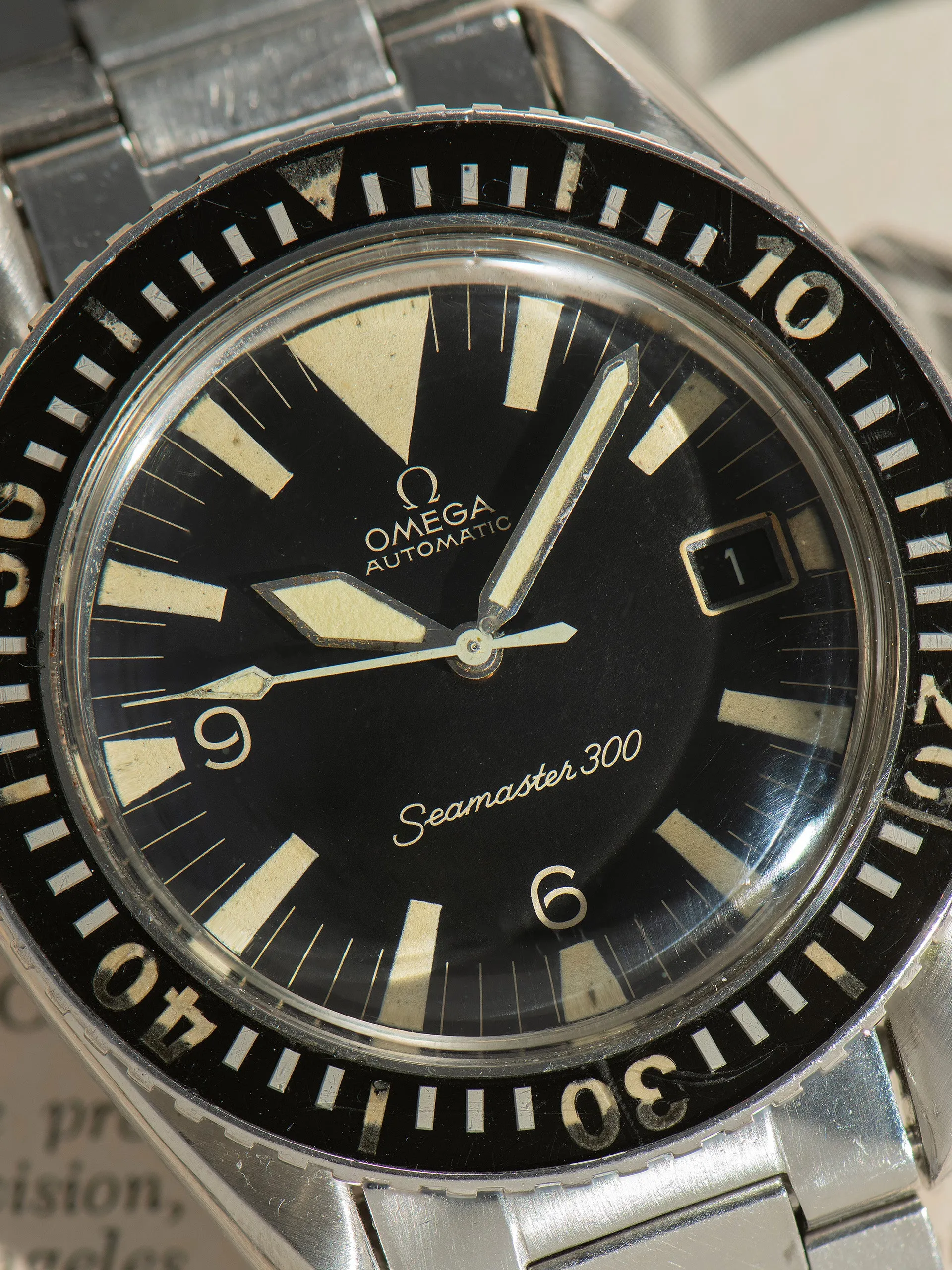 1968 Omega Seamaster 300 (Ref. 166.024) "Big Triangle"