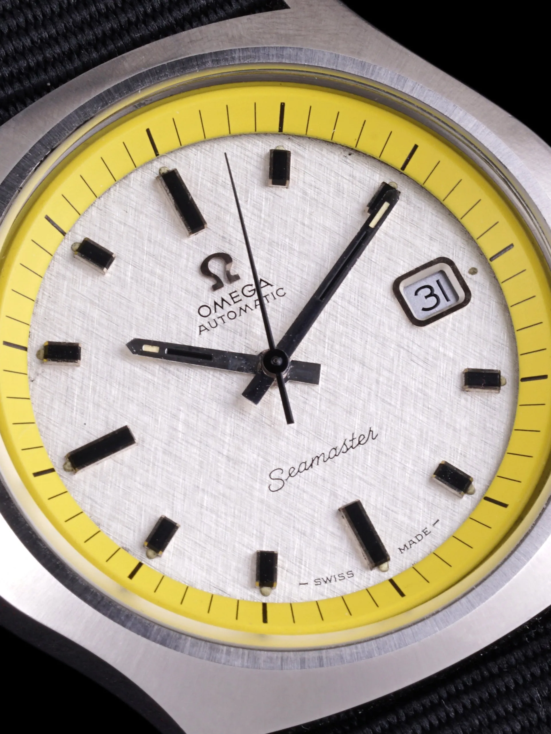 1970 Omega Seamaster (Ref. 166.066) “Big Yellow” W/ Box & Hangtag