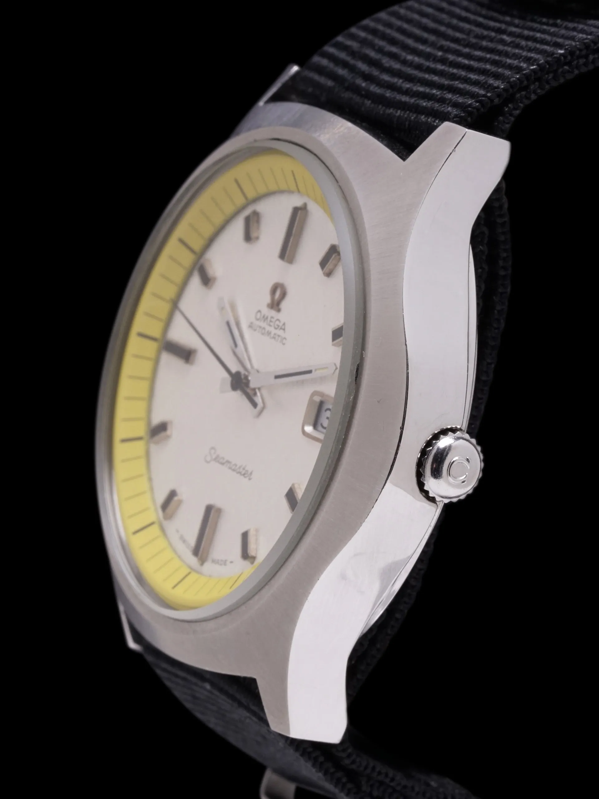 1970 Omega Seamaster (Ref. 166.066) “Big Yellow” W/ Box & Hangtag