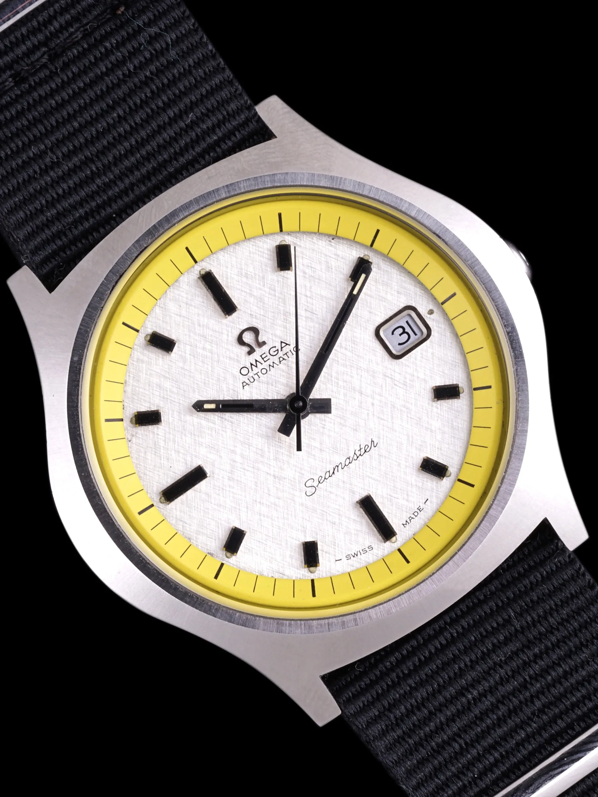 1970 Omega Seamaster (Ref. 166.066) “Big Yellow” W/ Box & Hangtag