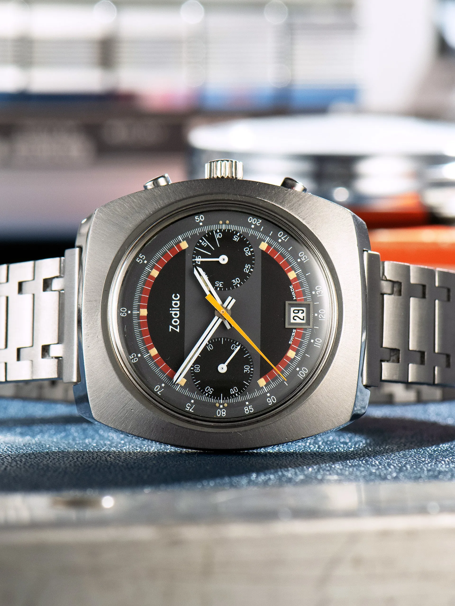 1970s Zodiac Chronograph (Ref. 842-888) "Valjoux Cal. 7734"