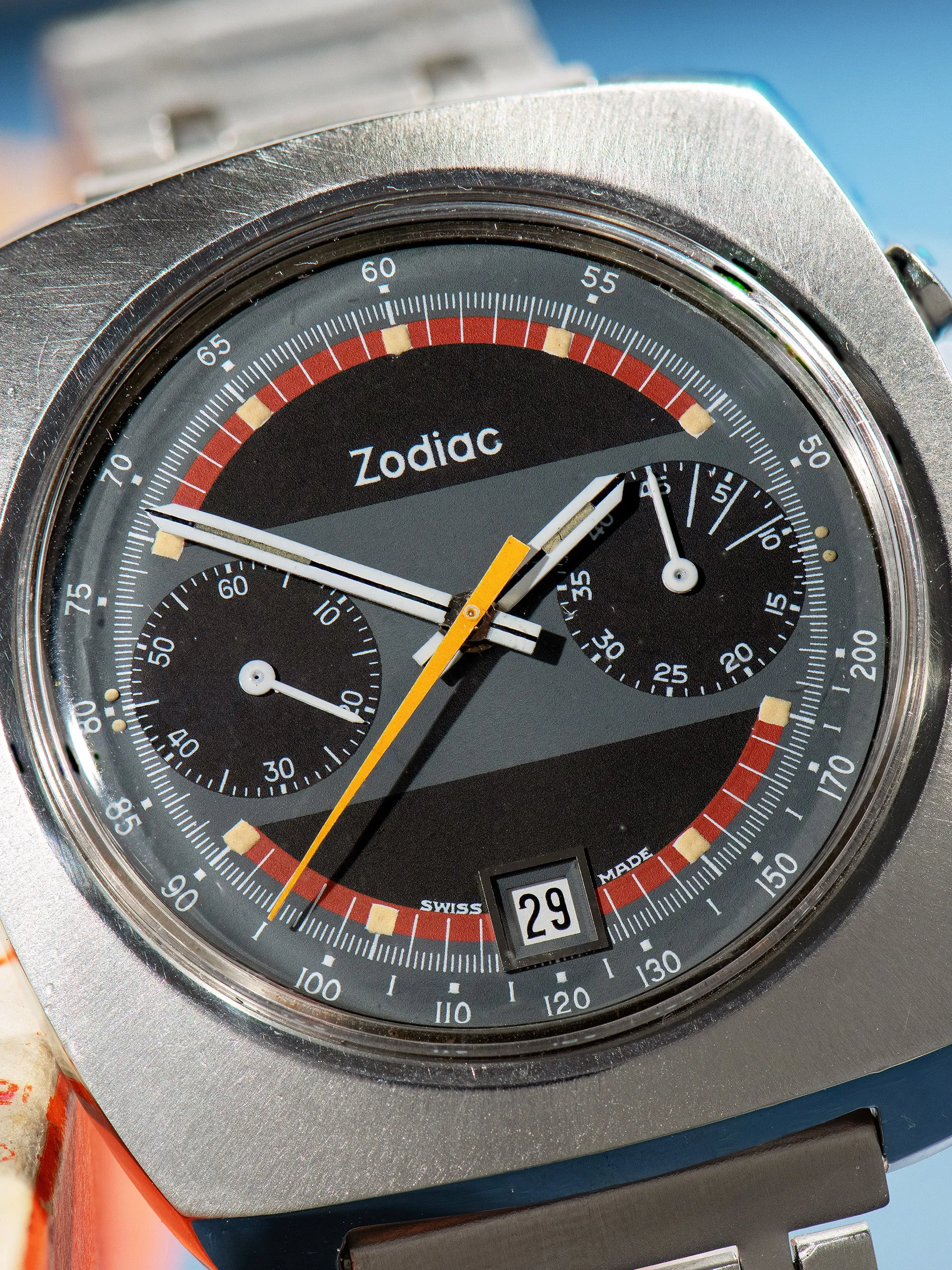 1970s Zodiac Chronograph (Ref. 842-888) "Valjoux Cal. 7734"