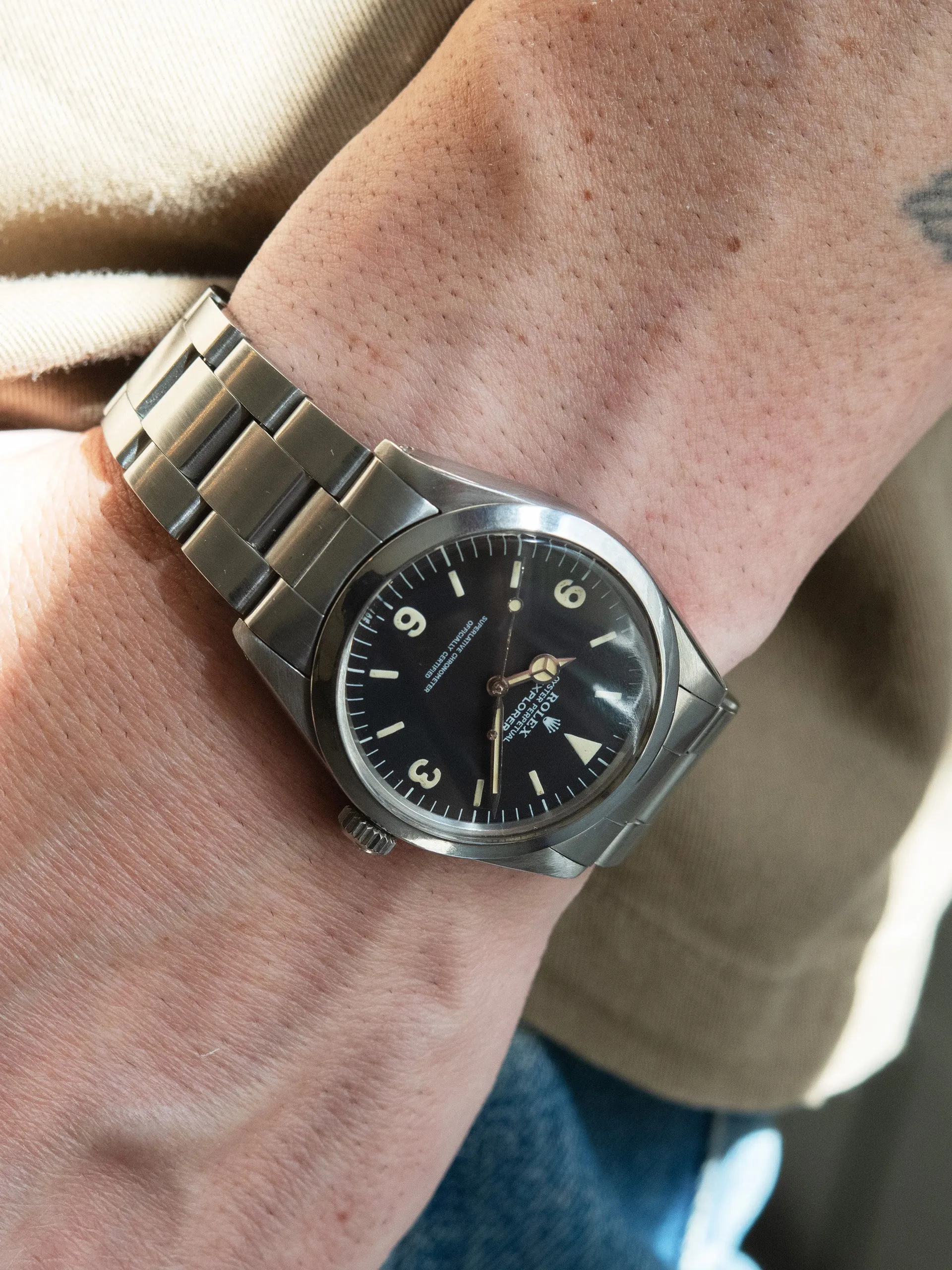 1985 Rolex Explorer I (Ref. 1016) Mk V Dial W/ Box & Papers