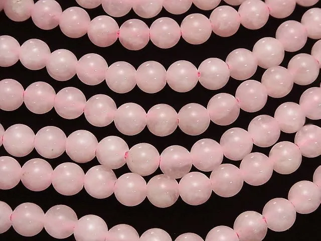 1strand $8.79! Rose Quartz AA    Round 8mm [2mm hole] 1strand beads (aprx.15inch / 37cm)