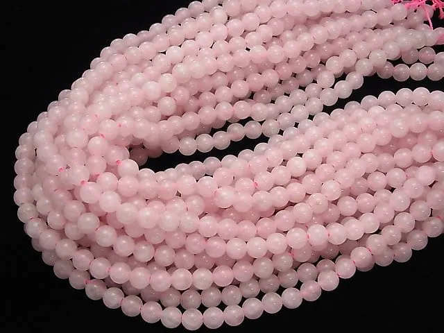 1strand $8.79! Rose Quartz AA    Round 8mm [2mm hole] 1strand beads (aprx.15inch / 37cm)