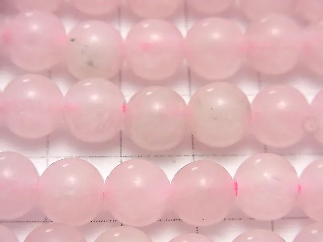 1strand $8.79! Rose Quartz AA    Round 8mm [2mm hole] 1strand beads (aprx.15inch / 37cm)