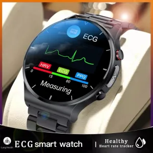 2022 New Smart watch Men AMOLED HD Full Touch Screen Fitness Tracker Smart Watch Men ECG PPG Heart Rate Monitor Blood Pressure