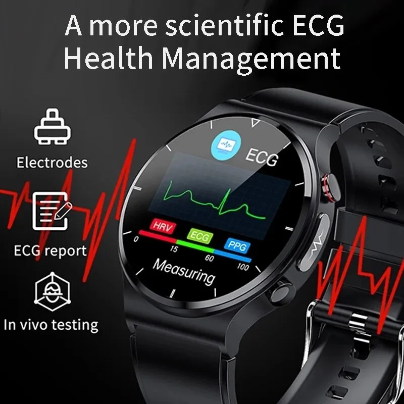 2022 New Smart watch Men AMOLED HD Full Touch Screen Fitness Tracker Smart Watch Men ECG PPG Heart Rate Monitor Blood Pressure