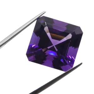 28.09ct Square Purple Amethyst from Uruguay