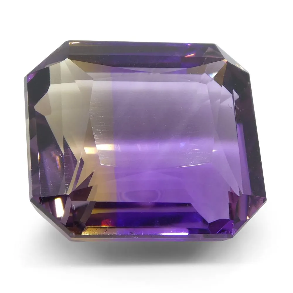 29.65 ct Emerald Cut Ametrine, 100% Natural Very Rare Single Source Gem from Bolivia
