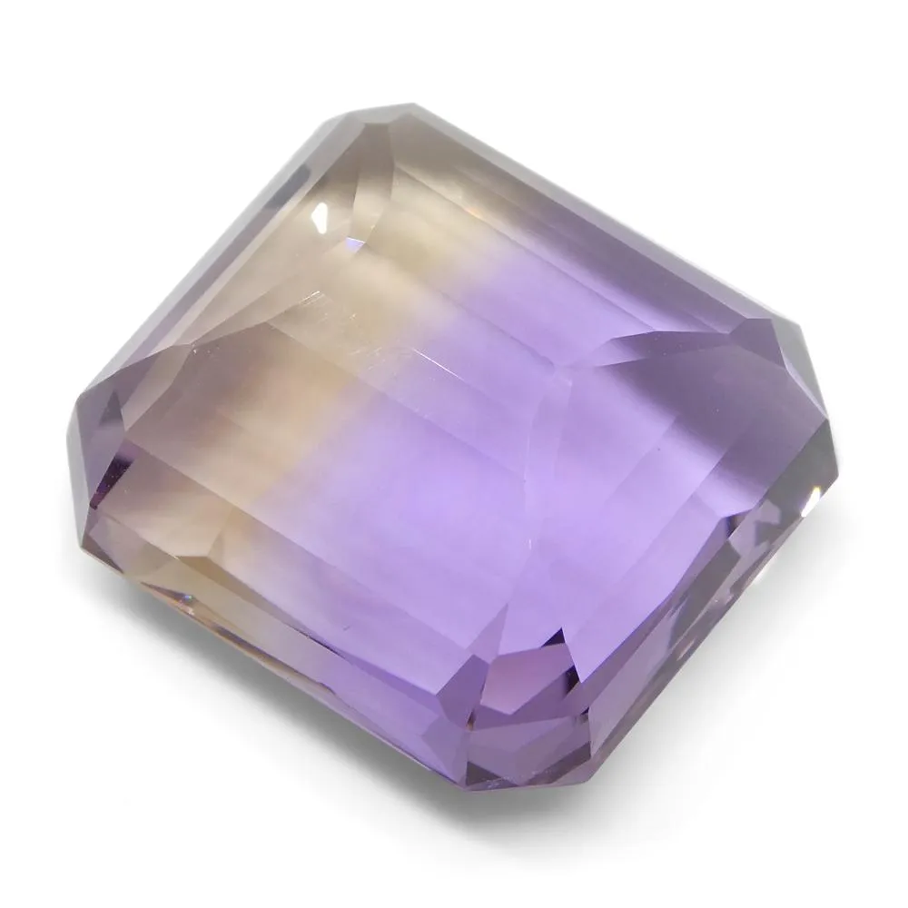 39.25 ct Square Ametrine, 100% Natural Very Rare Single Source Gem from Bolivia