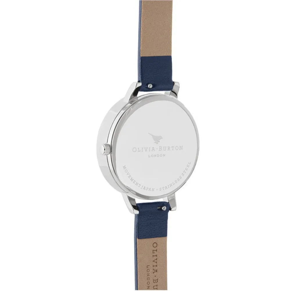 3D Bee Midnight Demi Dial Navy and Silver Watch