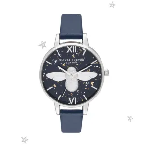 3D Bee Midnight Demi Dial Navy and Silver Watch
