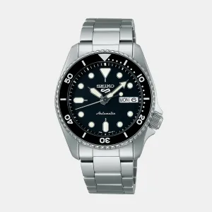 5 Sports SKX Men Automatic Black Dial Analog Stainless Steel Watch SRPK29K1