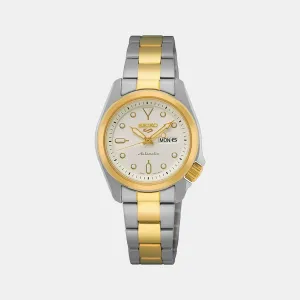 5 Sports Women Automatic Silver Dial Analog Stainless Steel Watch SRE004K1