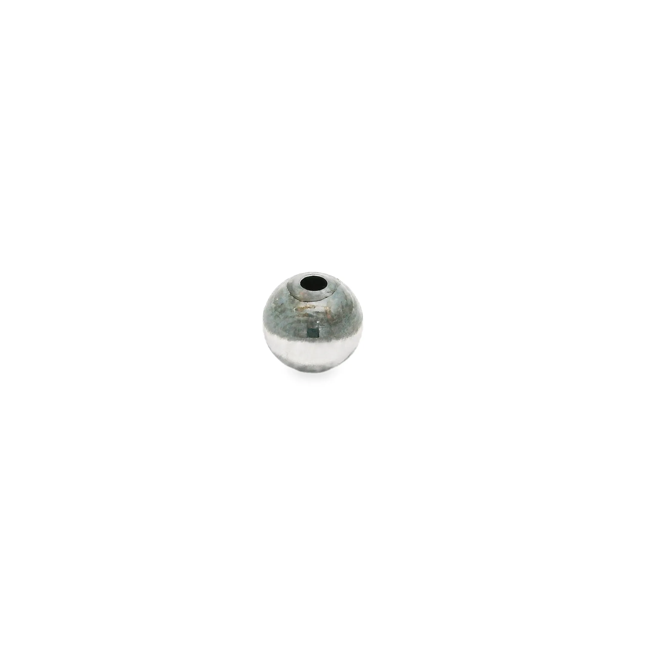 925 Sterling Silver Navajo Peral Beads | Round Beads | 1pc to 40pcs depending on the Bead Size | Available Eight Sizes: 2mm TO 16mm