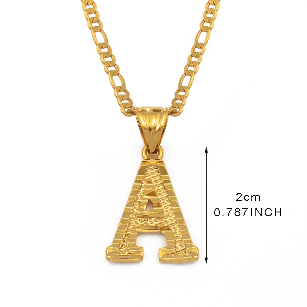 A-Z Letters Pendant Necklaces