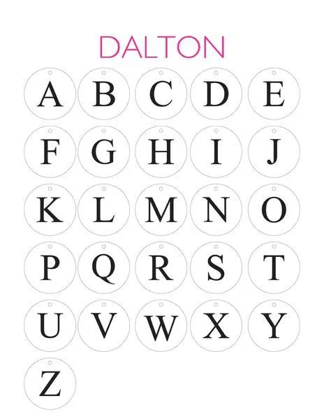 Acrylic Dalton Necklace (WS)