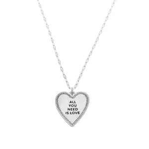 All You Need Necklace in Silver