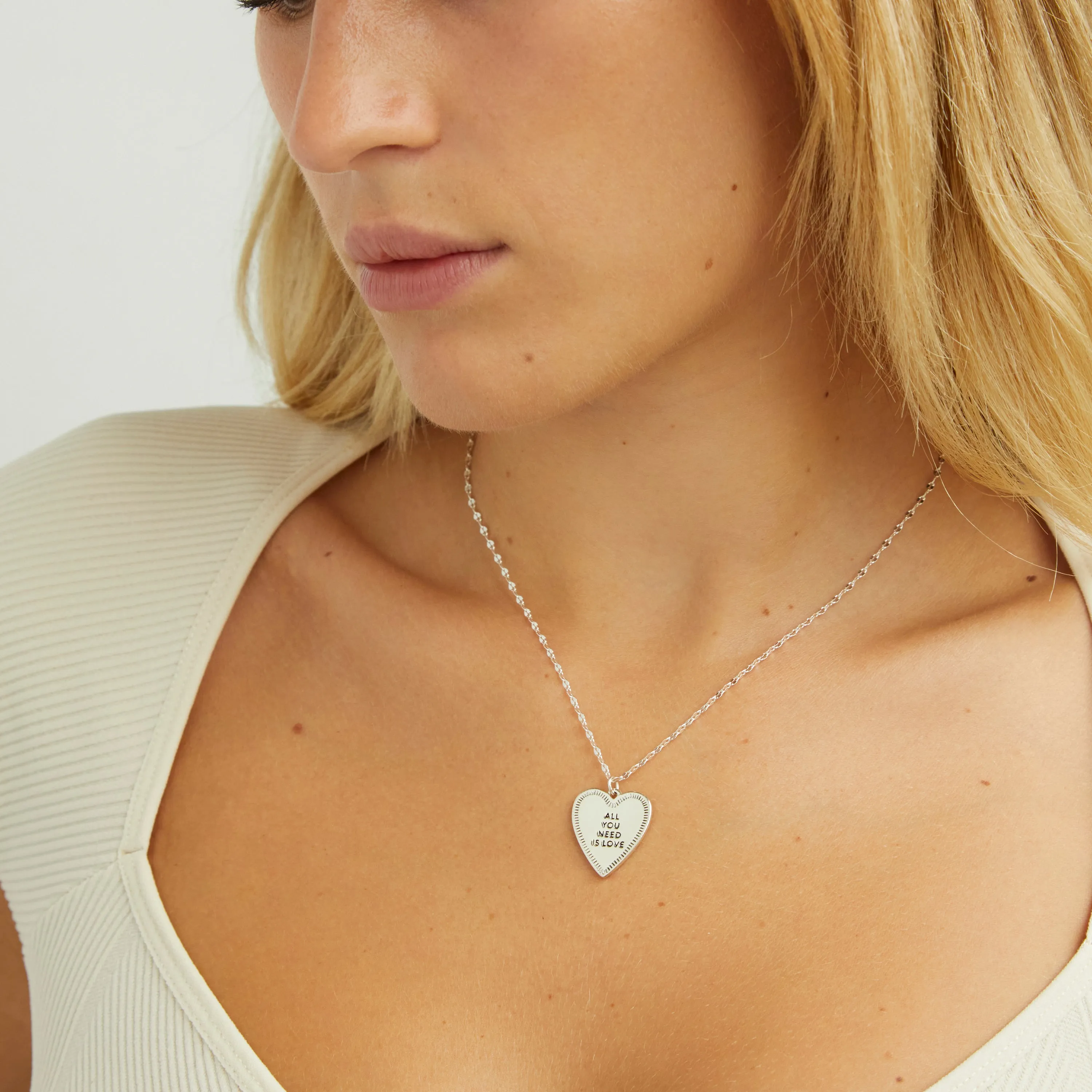 All You Need Necklace in Silver