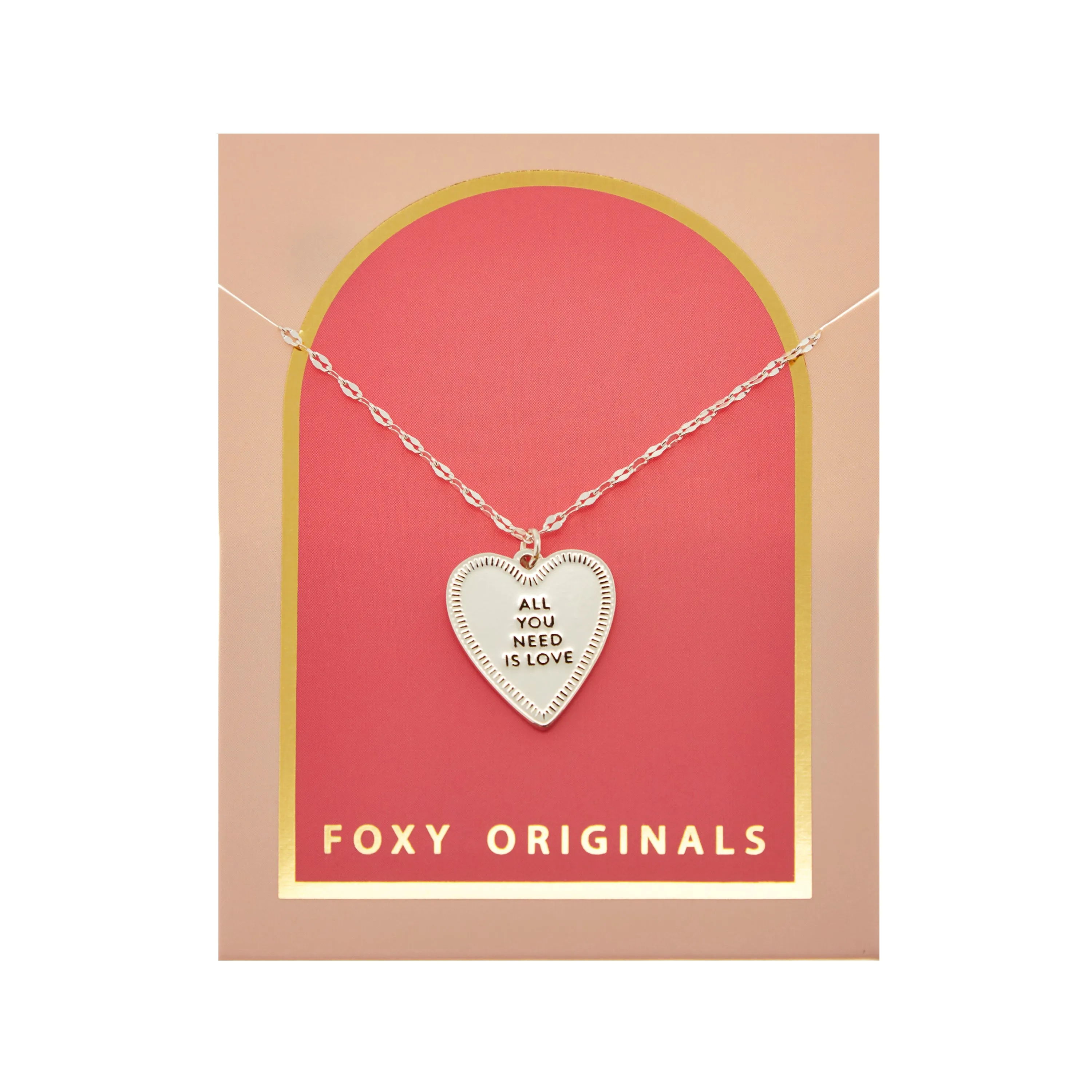 All You Need Necklace in Silver