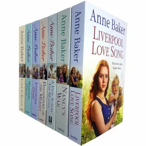 Anne Baker Collection 7 Books Set (Daughters of the Mersey, Liverpool Love Song)