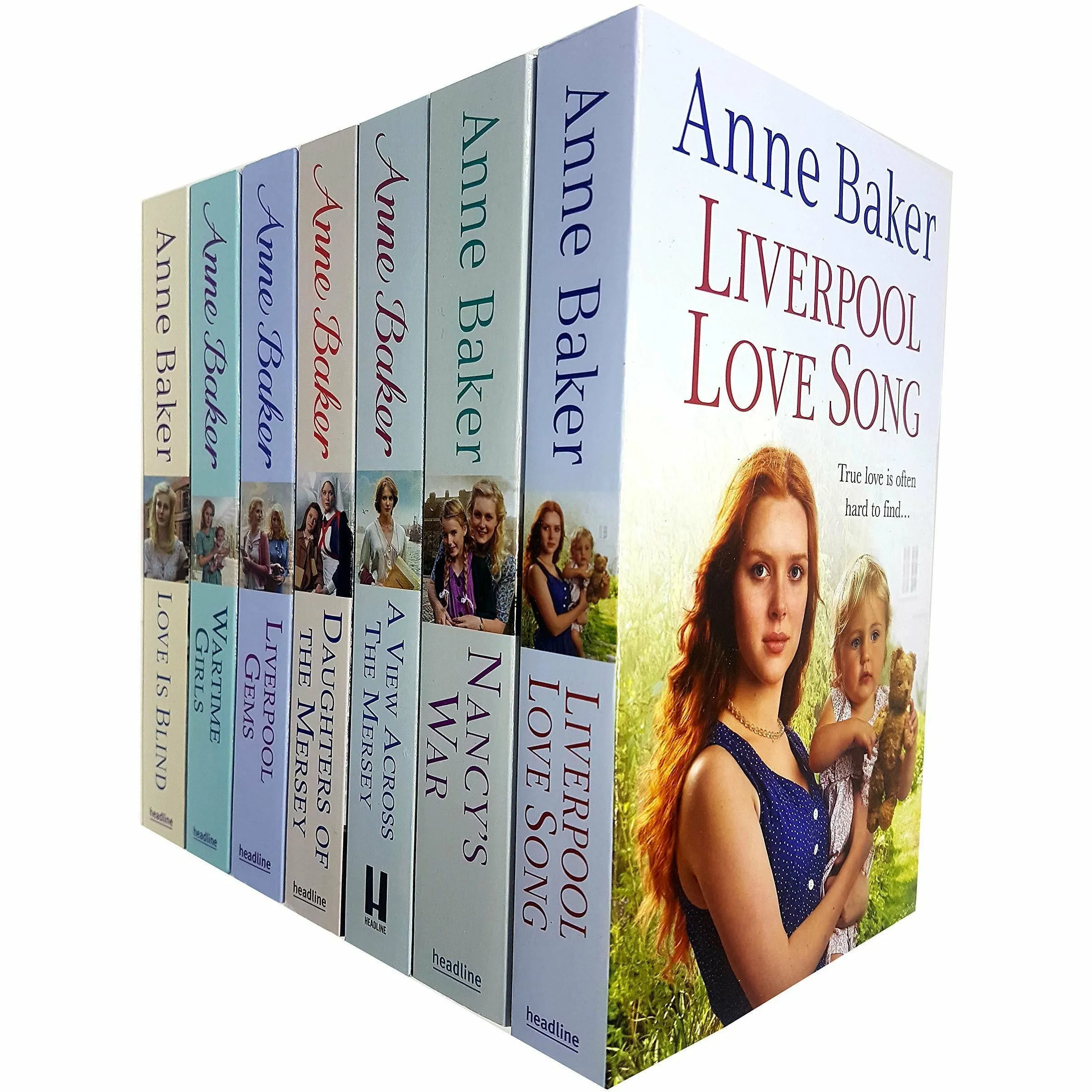Anne Baker Collection 7 Books Set (Daughters of the Mersey, Liverpool Love Song)