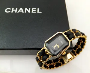 Authentic Chanel Gold Plated Quartz Watch