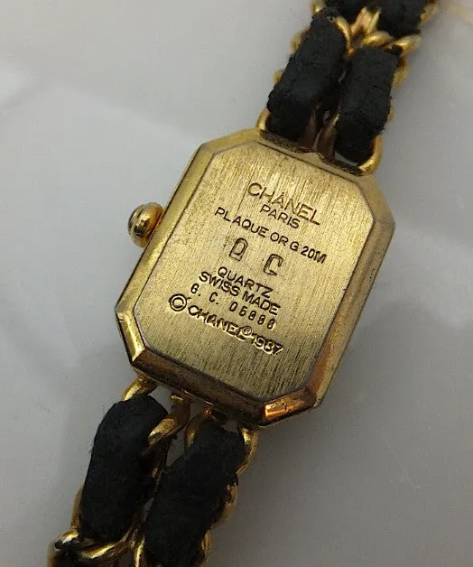 Authentic Chanel Gold Plated Quartz Watch