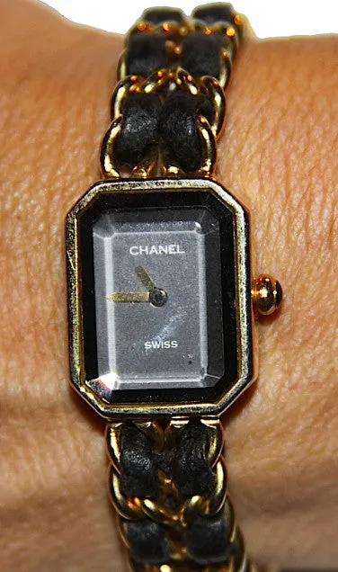 Authentic Chanel Gold Plated Quartz Watch