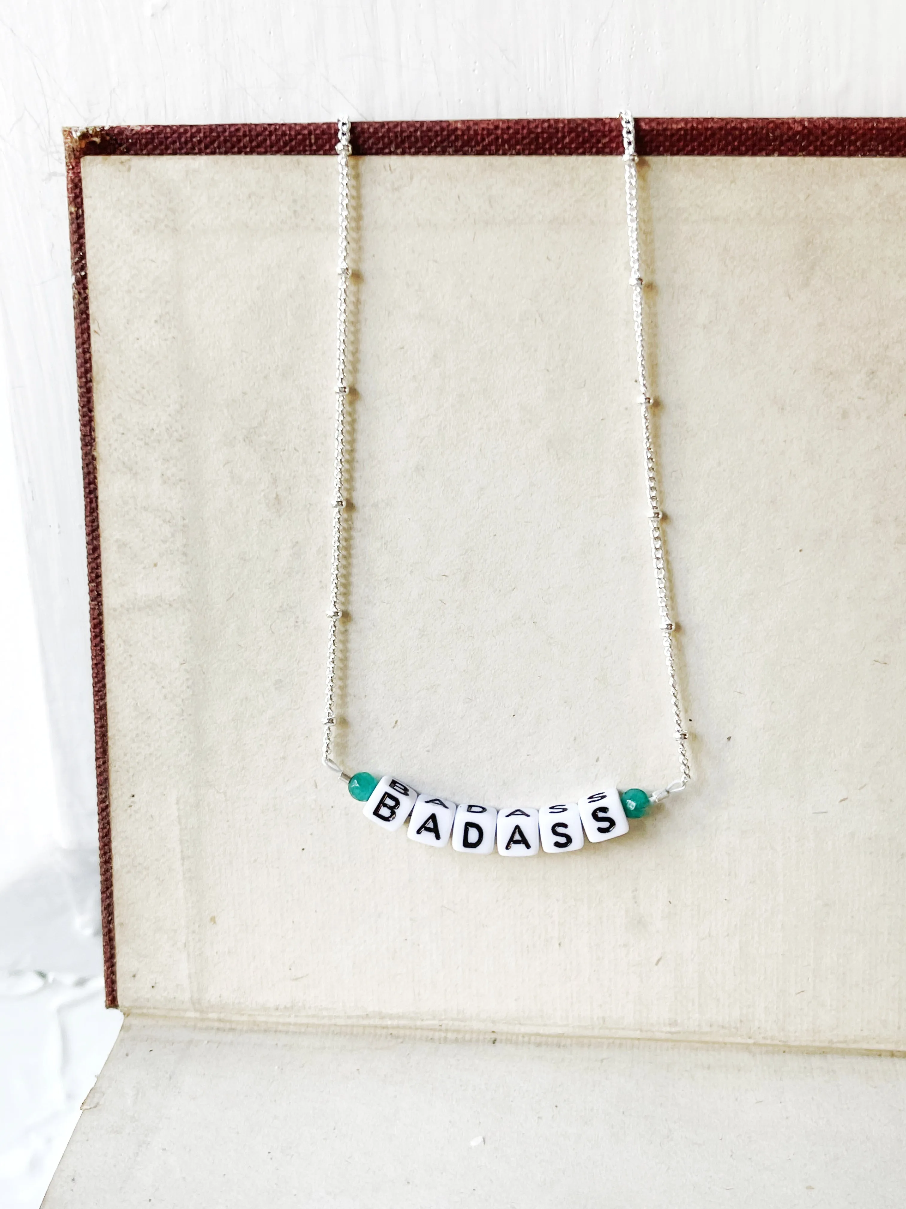 Badass Letter Necklace