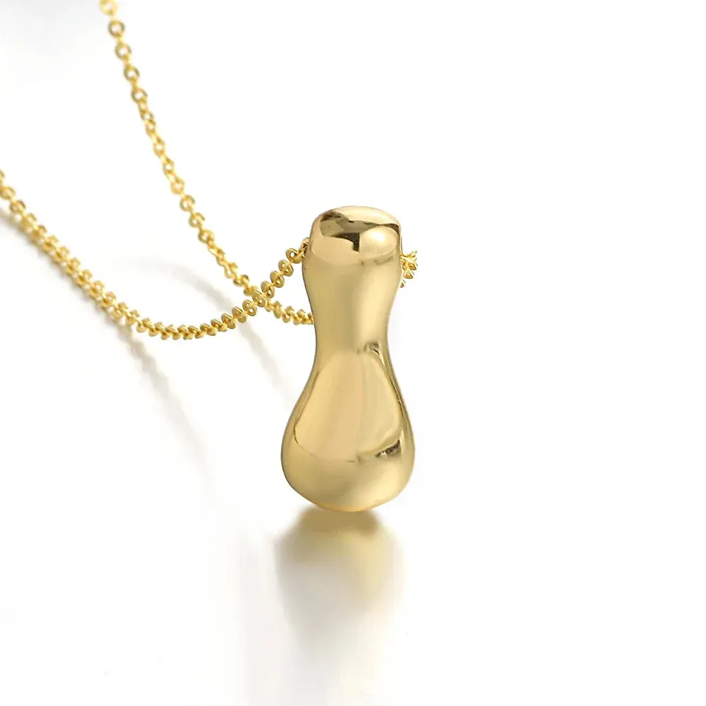 Balloon Bubble Initial Letter Necklaces