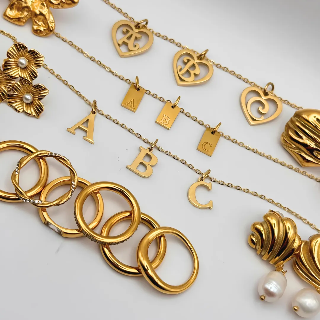 BEA Initial Letter Necklace