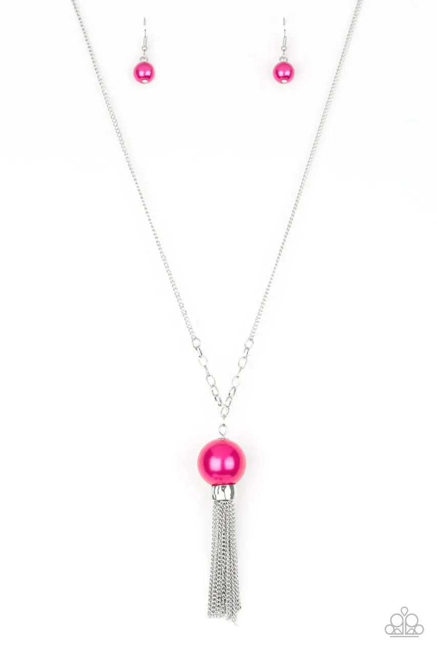 Belle of the BALLROOM Pink Paparazzi Necklace