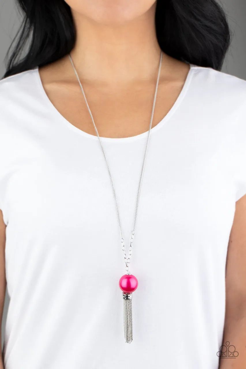 Belle of the BALLROOM Pink Paparazzi Necklace