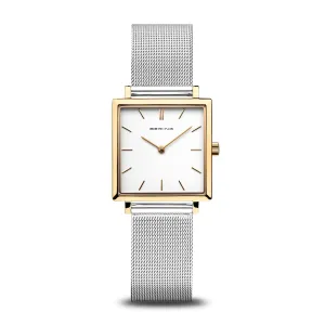 Bering Ladies Two-Tone Square Dial Watch