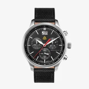 Big Sport Chrono - Black Chronograph Black Canvas Strap