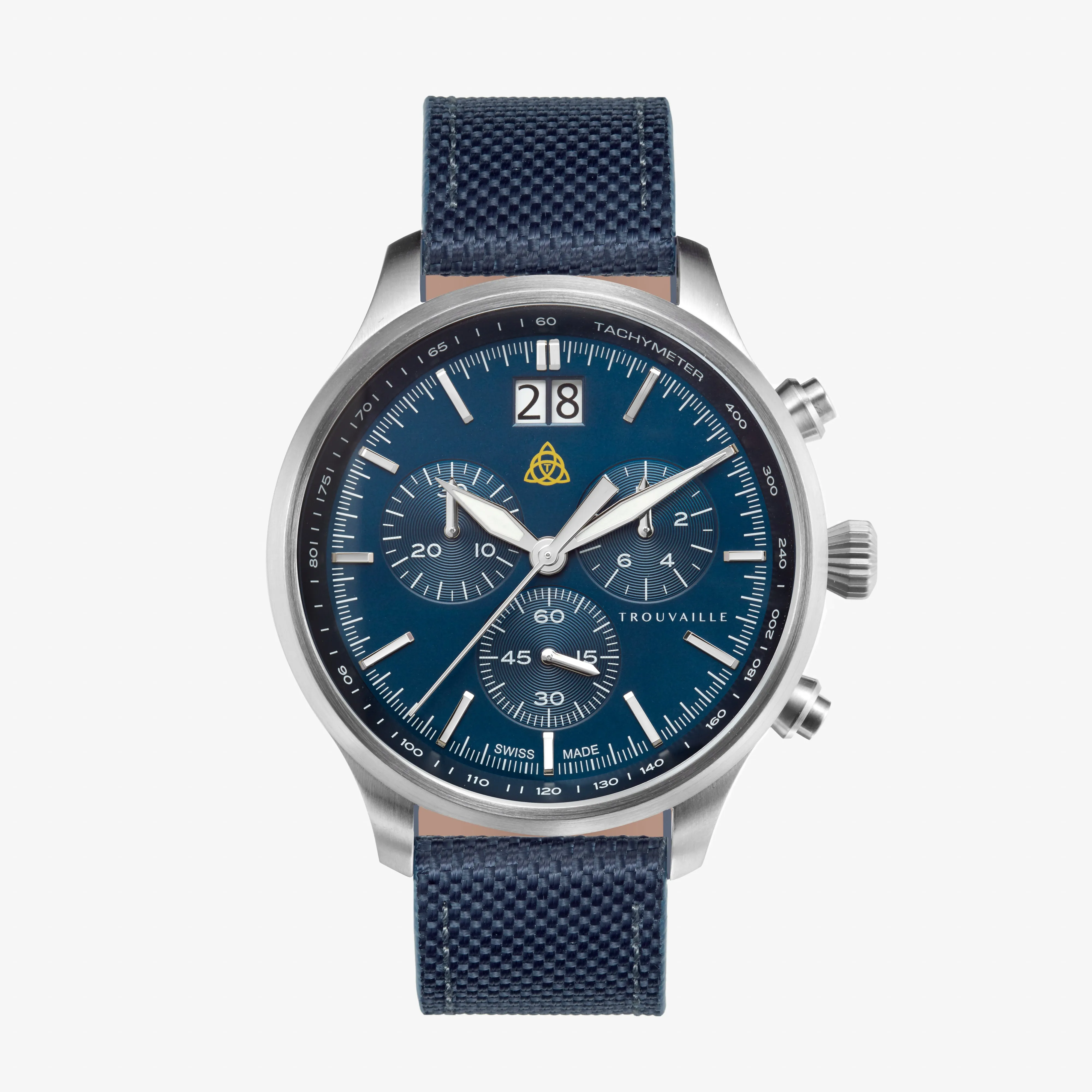 Big Sport Chrono - Blue Chronograph Blue Canvas Strap